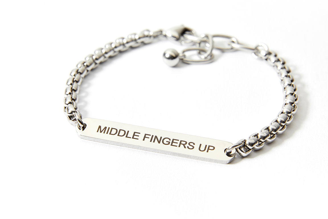 "Middle Fingers Up" Bracelet